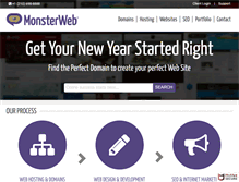 Tablet Screenshot of monsterweb.net